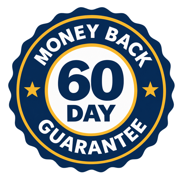 60-day money-back guarantee