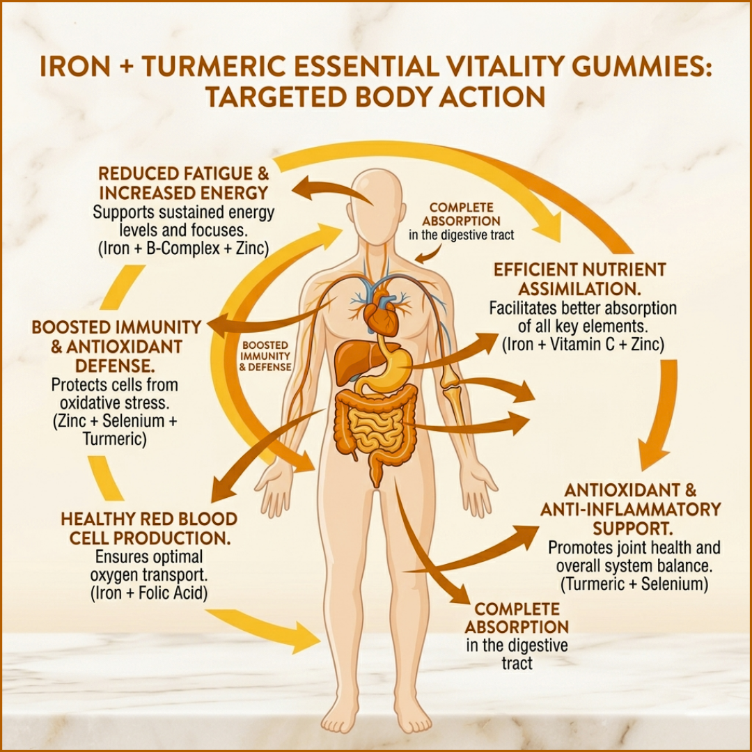 Iron + Turmeric Gummies