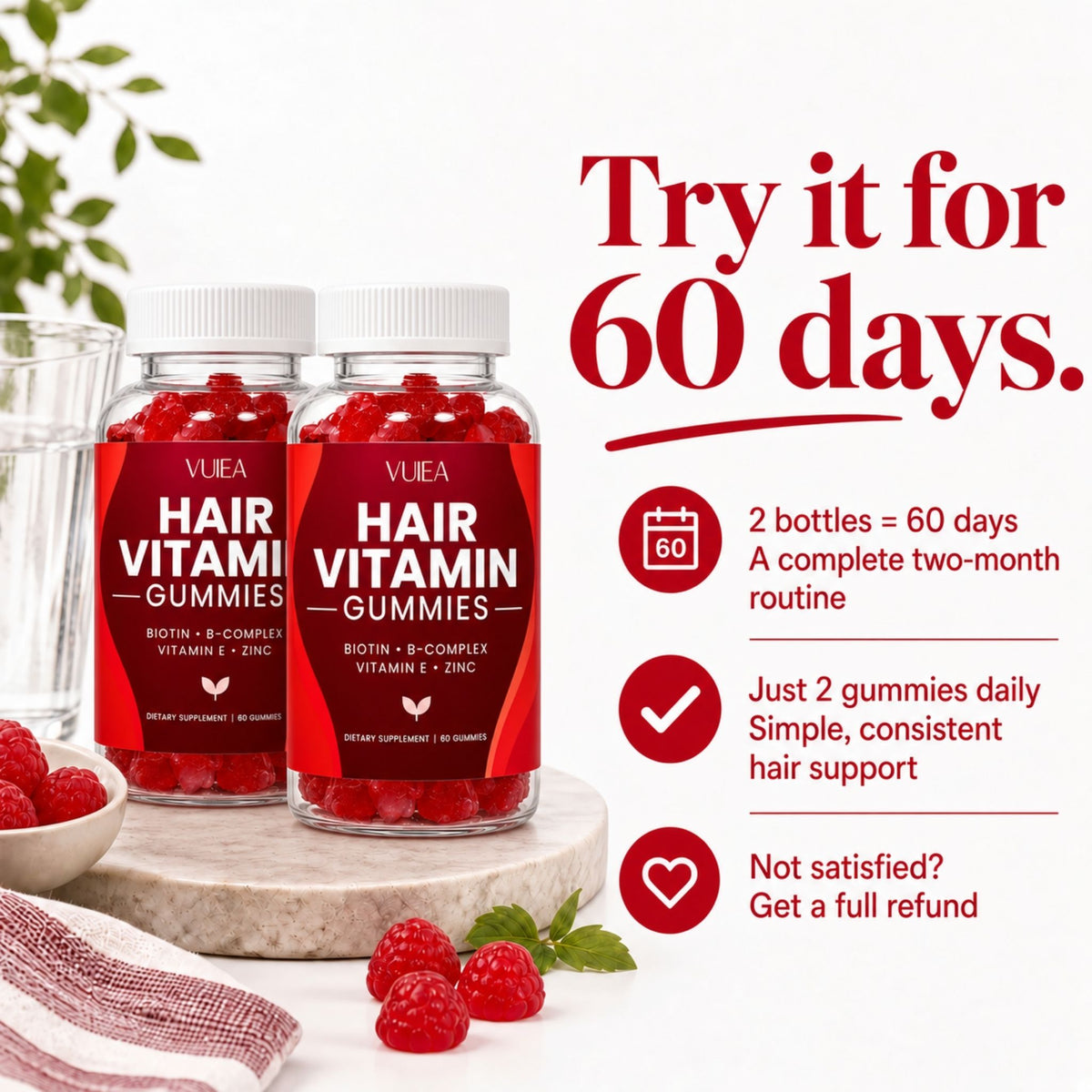 60 Days to See the Difference - or Your Money Back.