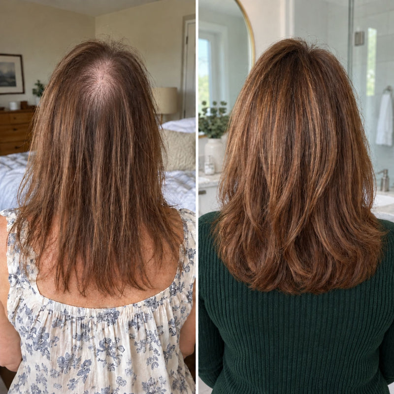 Before and after result