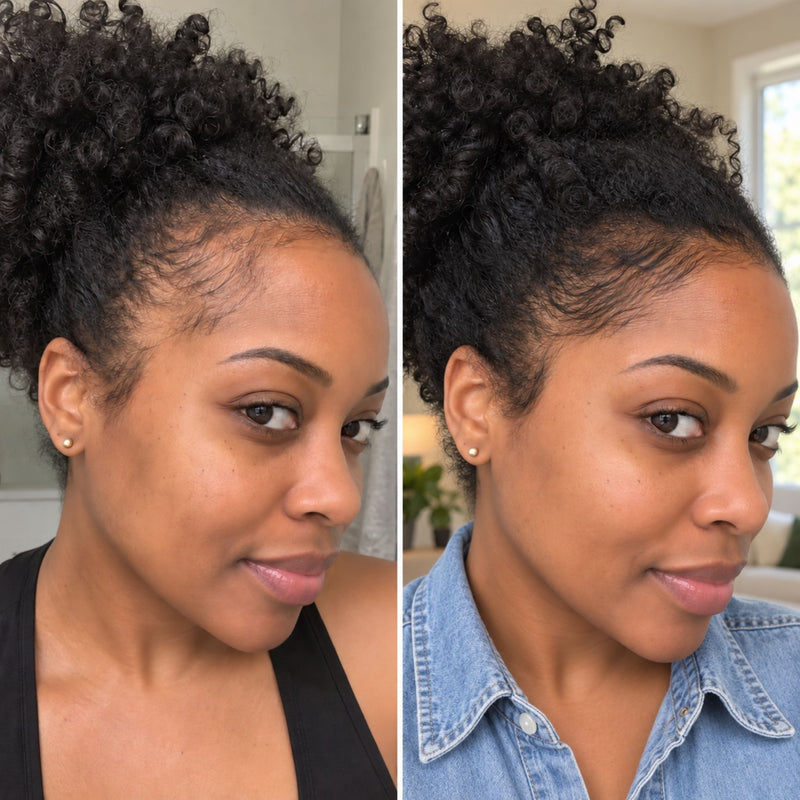 Before and after result