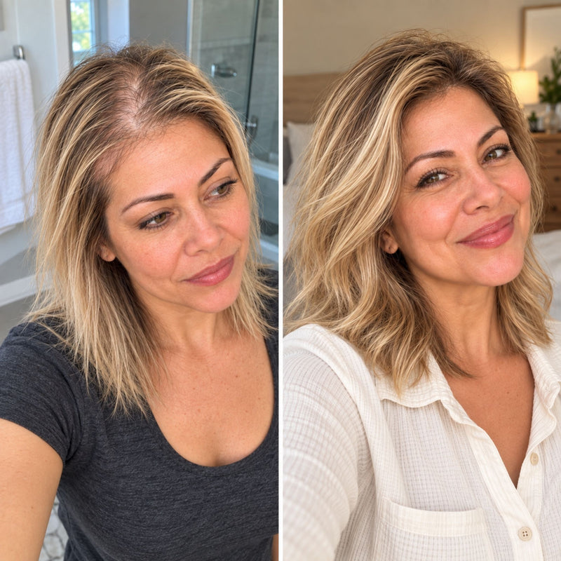 Before and after result