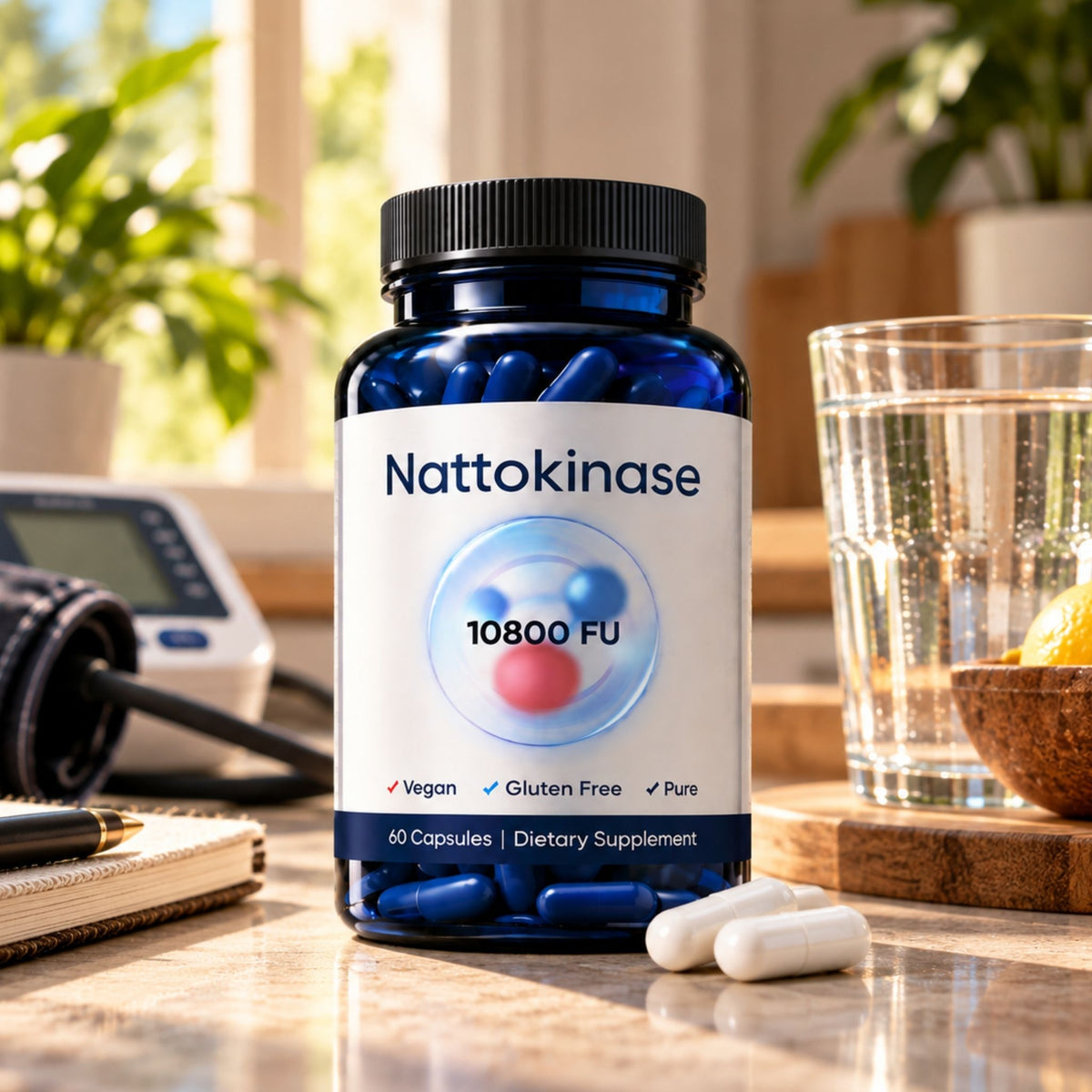 Nattokinase 10,800 FU: Circulation & Heart Support