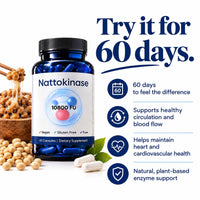 Nattokinase 10,800 FU: Circulation & Heart Support