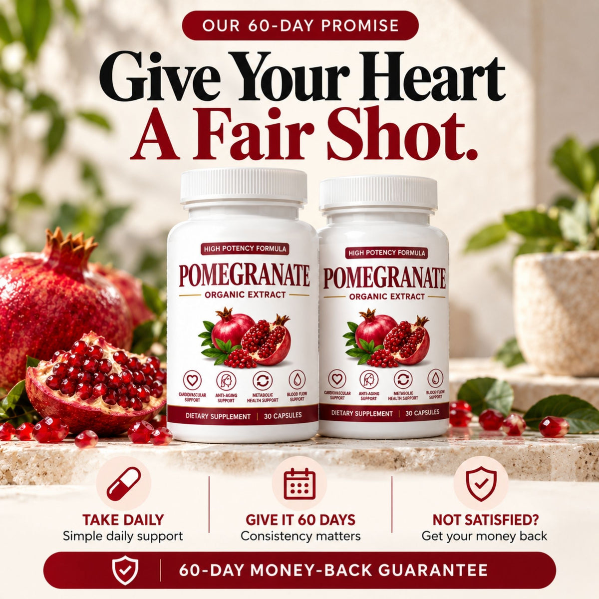 Give Your Heart 60 Days. If You’re Not Satisfied, Get Your Money Back.