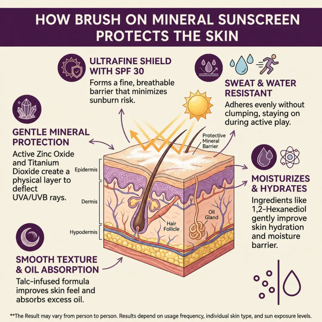 Brush On Mineral Sunscreen