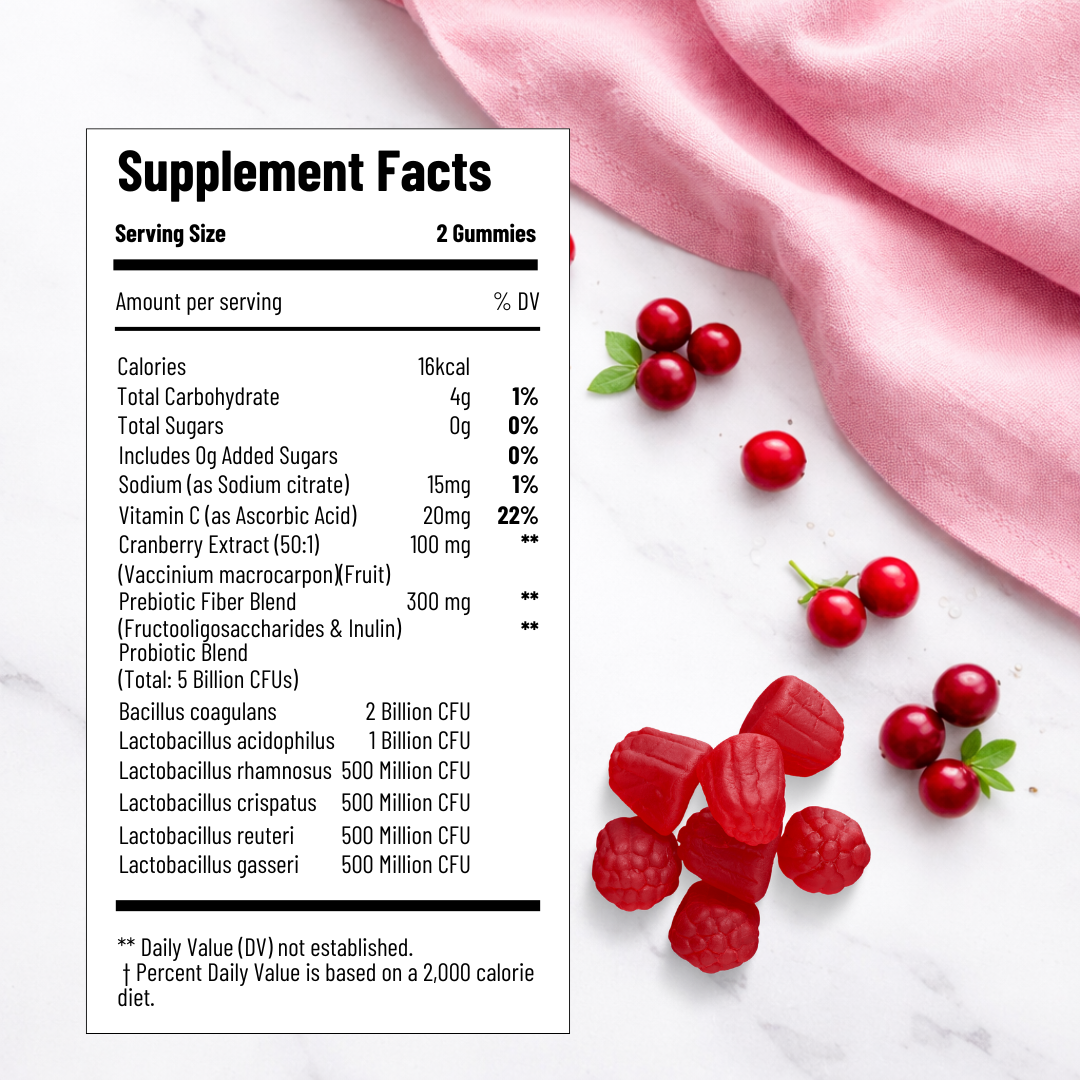 Cranberry Probiotic Gummies