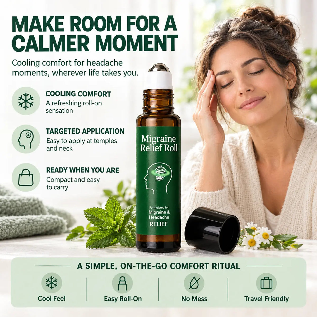 Vuiea Migraine Relief Roll