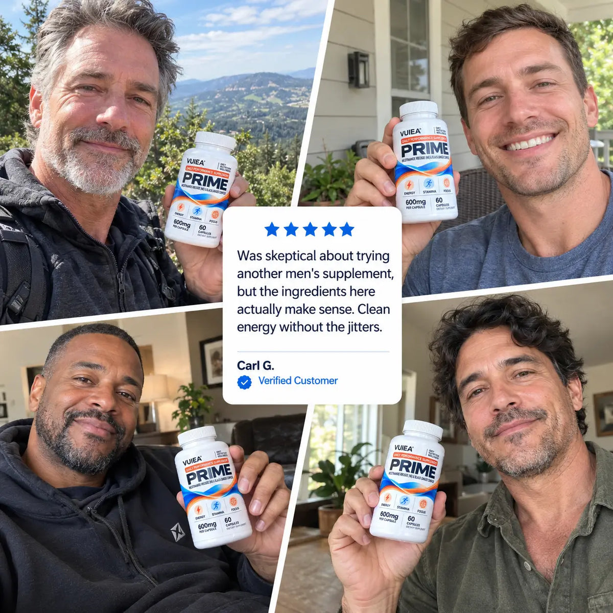 Vuiea PRIME: Nicotinamide Riboside (NR) & Black Ginger Complex